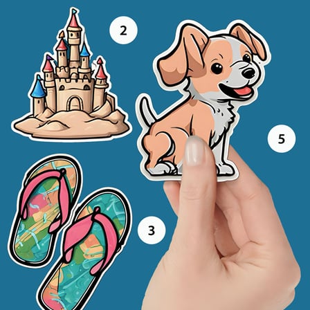 Sticker Book Puzzle: Color By Number
